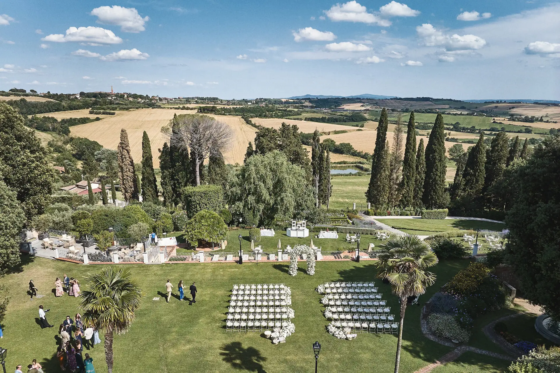 enchanting italian garden wedding