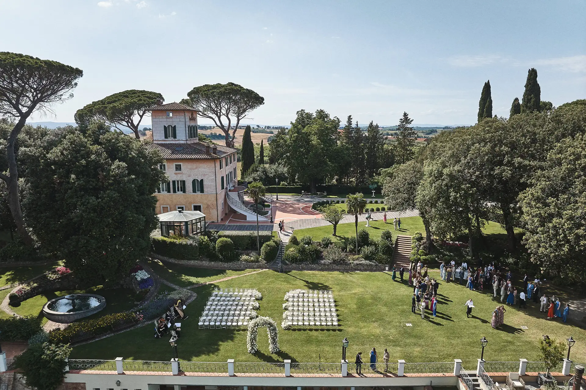 enchanting italian garden wedding