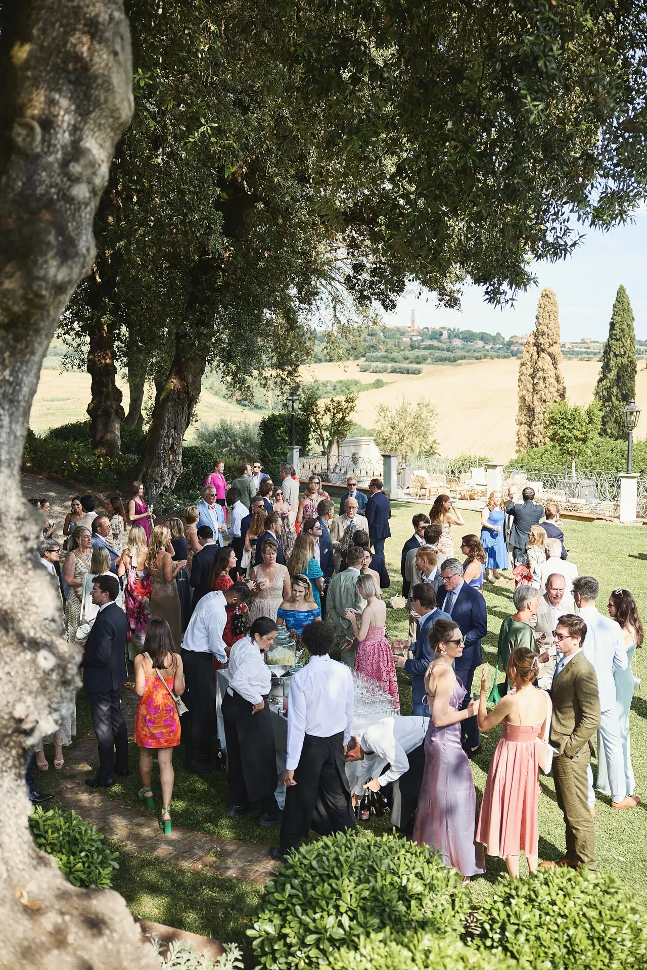 enchanting italian garden wedding