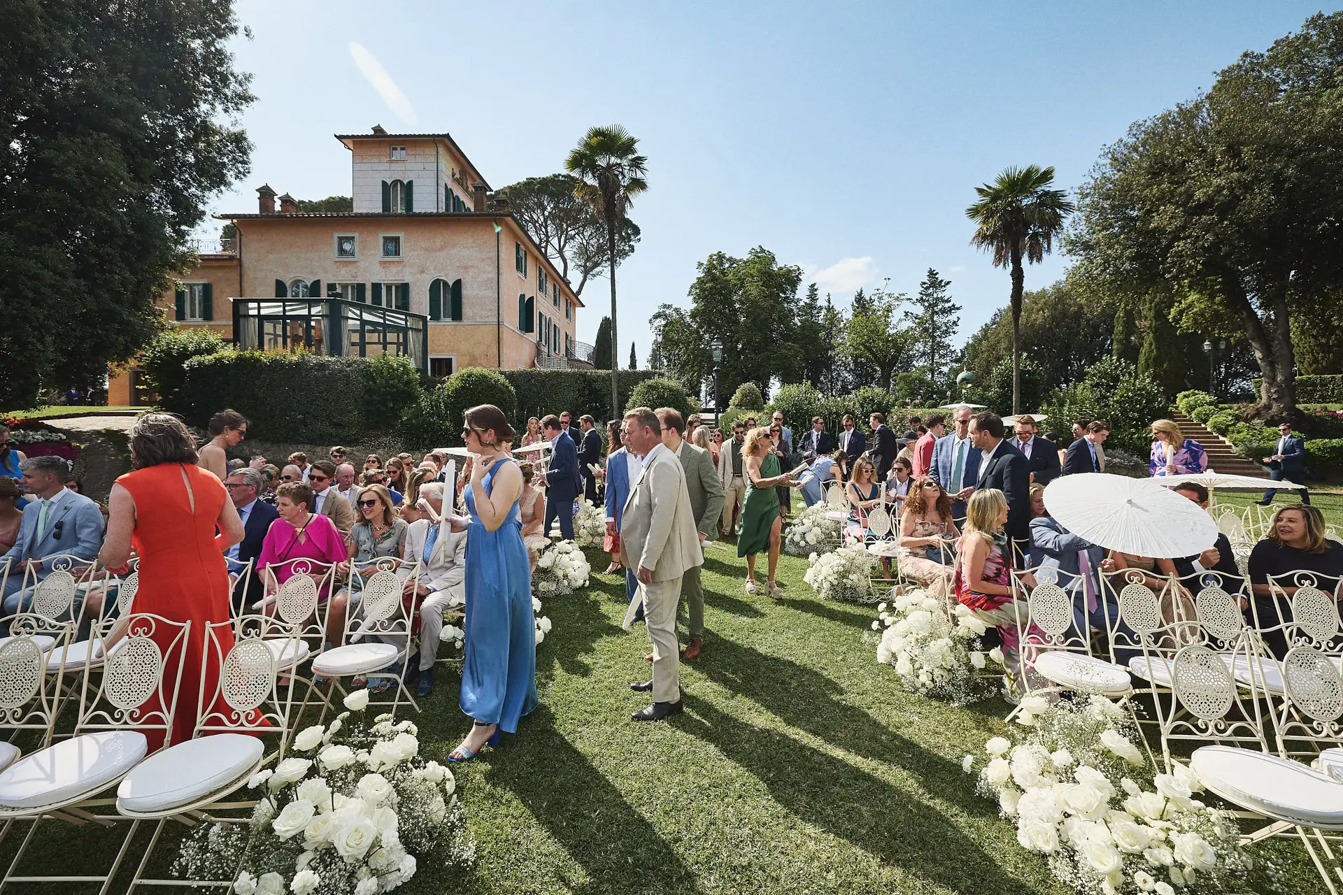 enchanting italian garden wedding