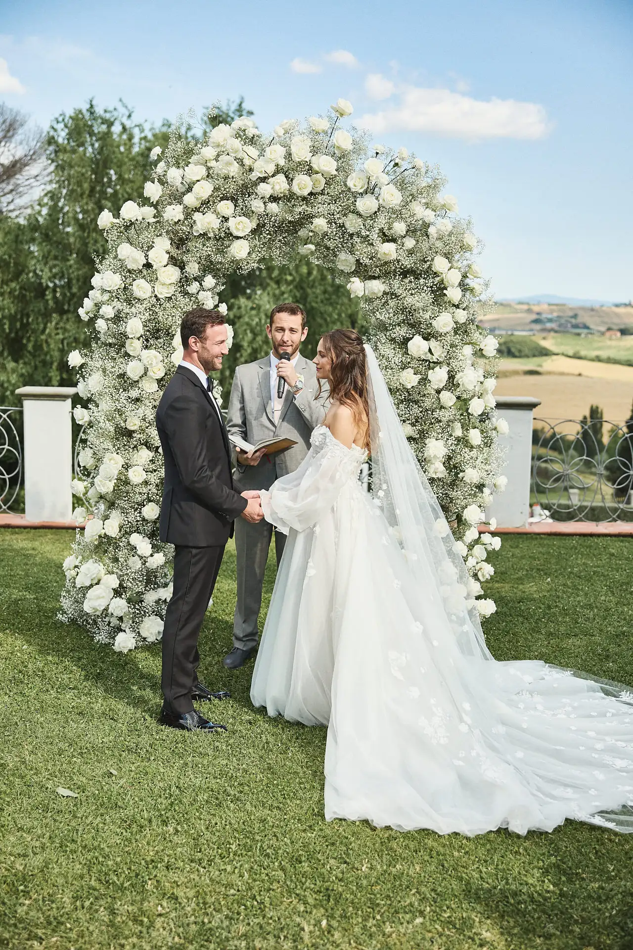 enchanting italian garden wedding