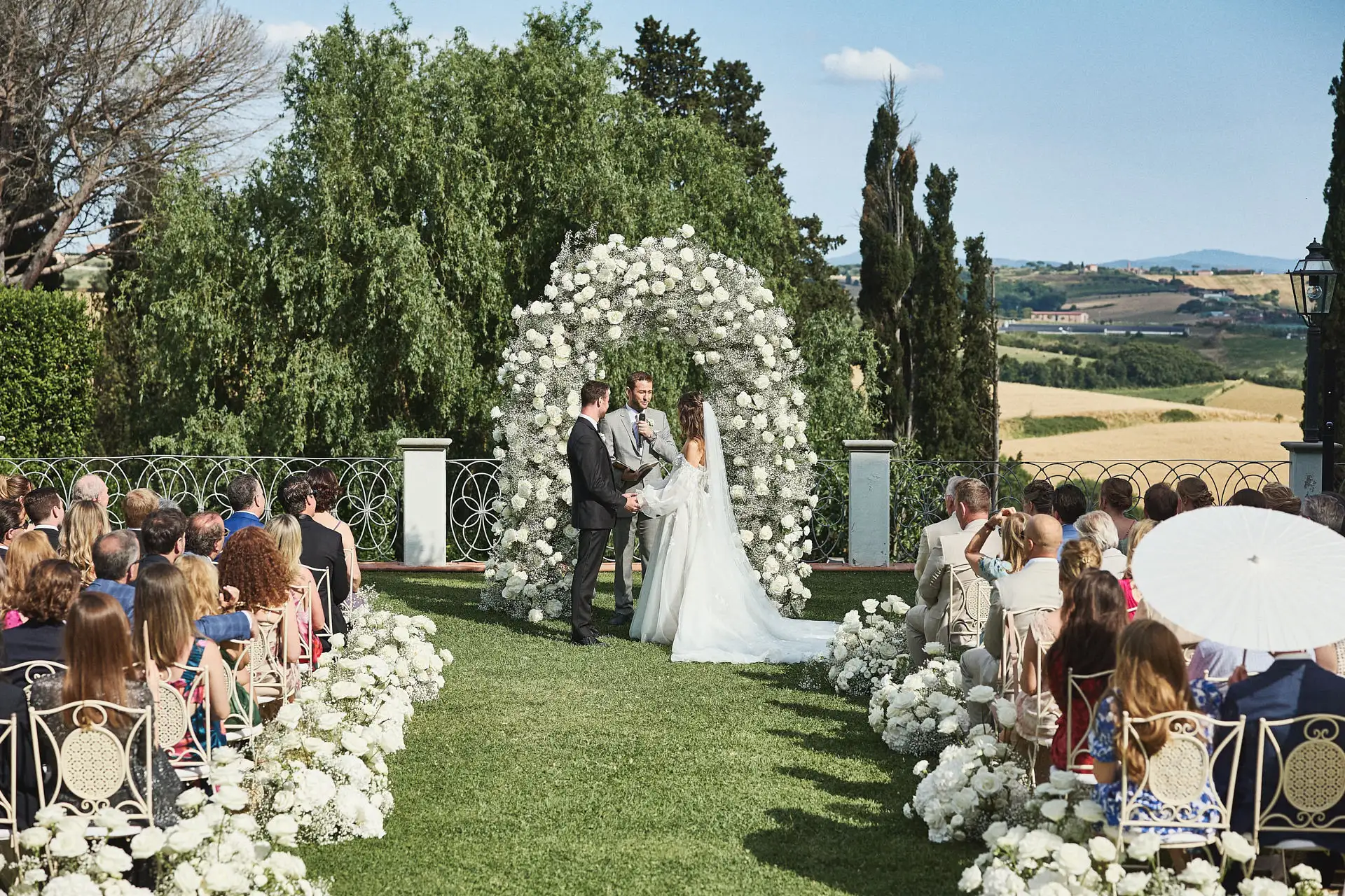 enchanting italian garden wedding