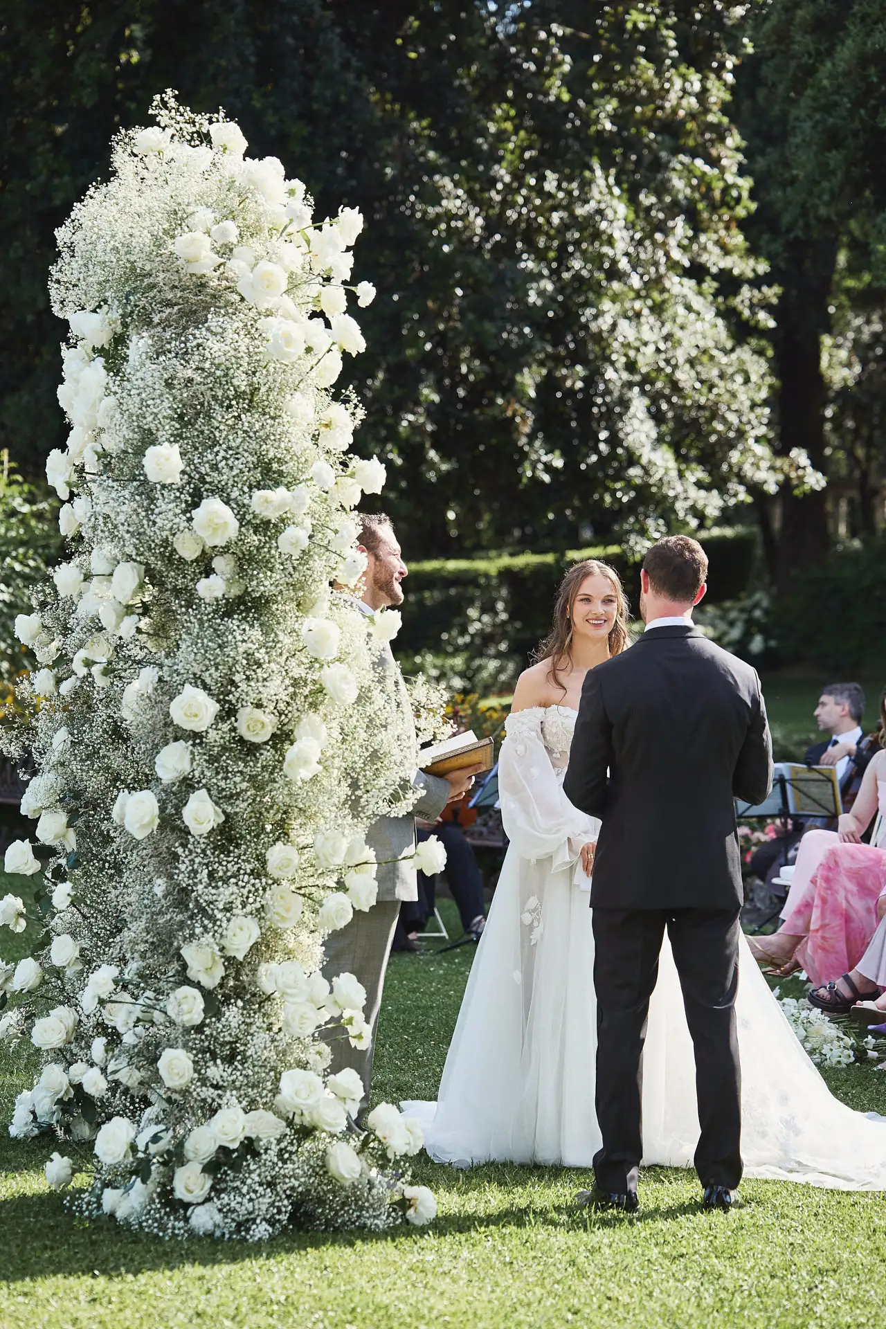 enchanting italian garden wedding