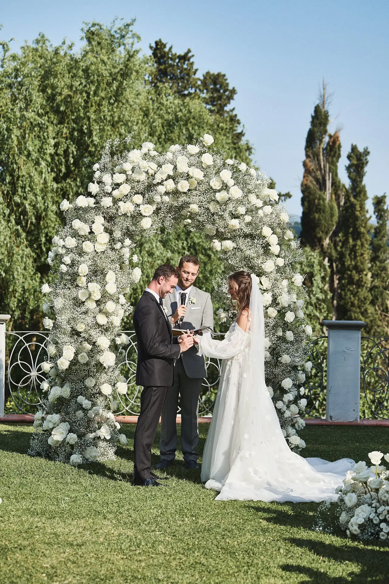 enchanting italian garden wedding