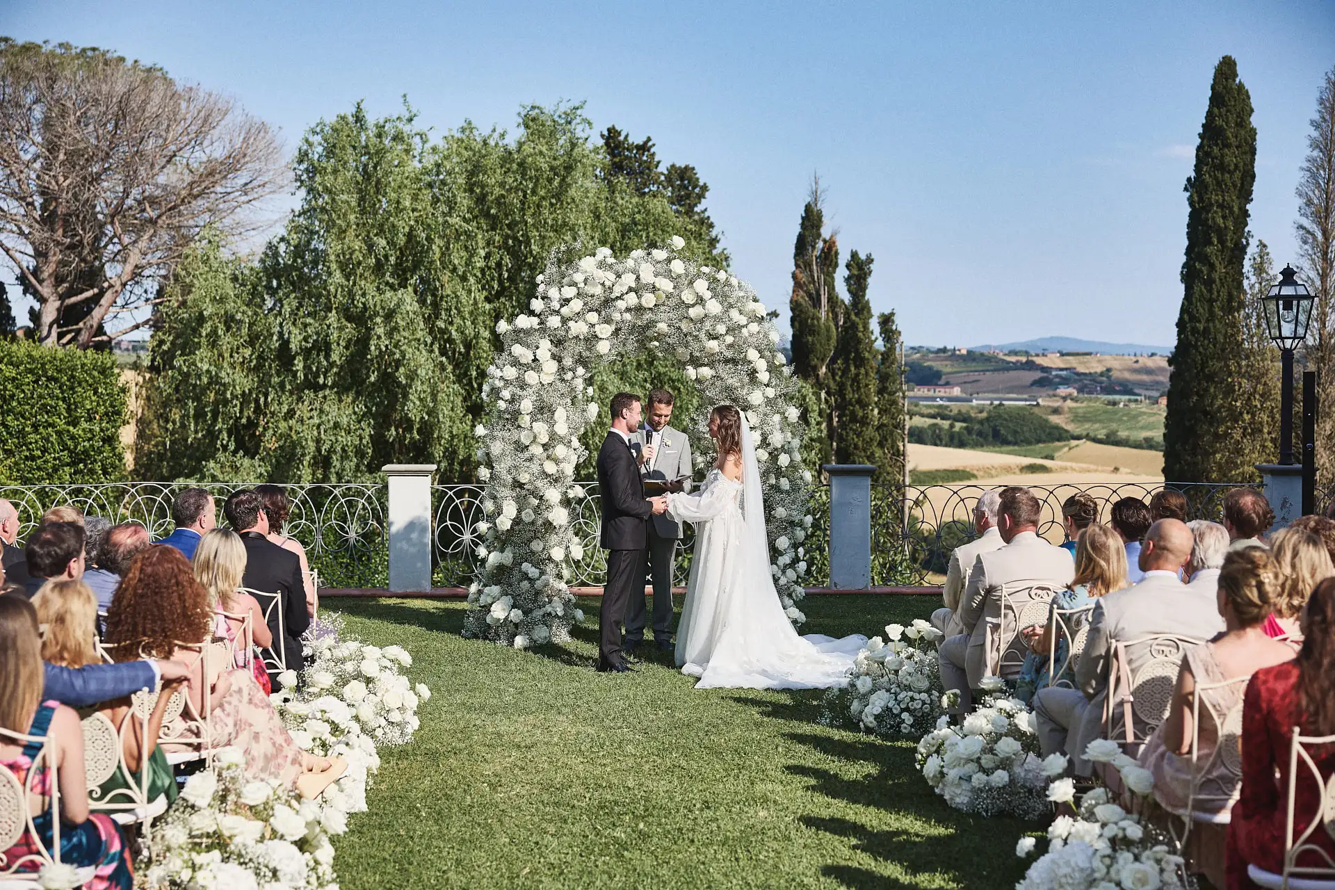 enchanting italian garden wedding