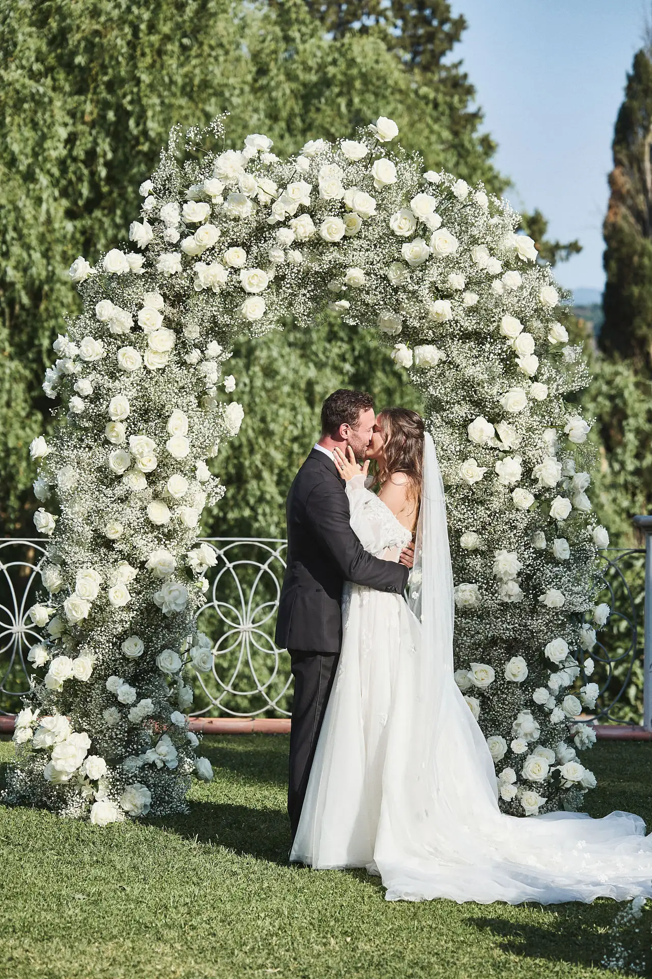 enchanting italian garden wedding