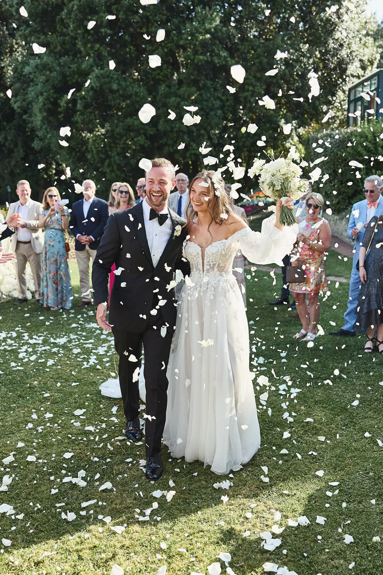 enchanting italian garden wedding