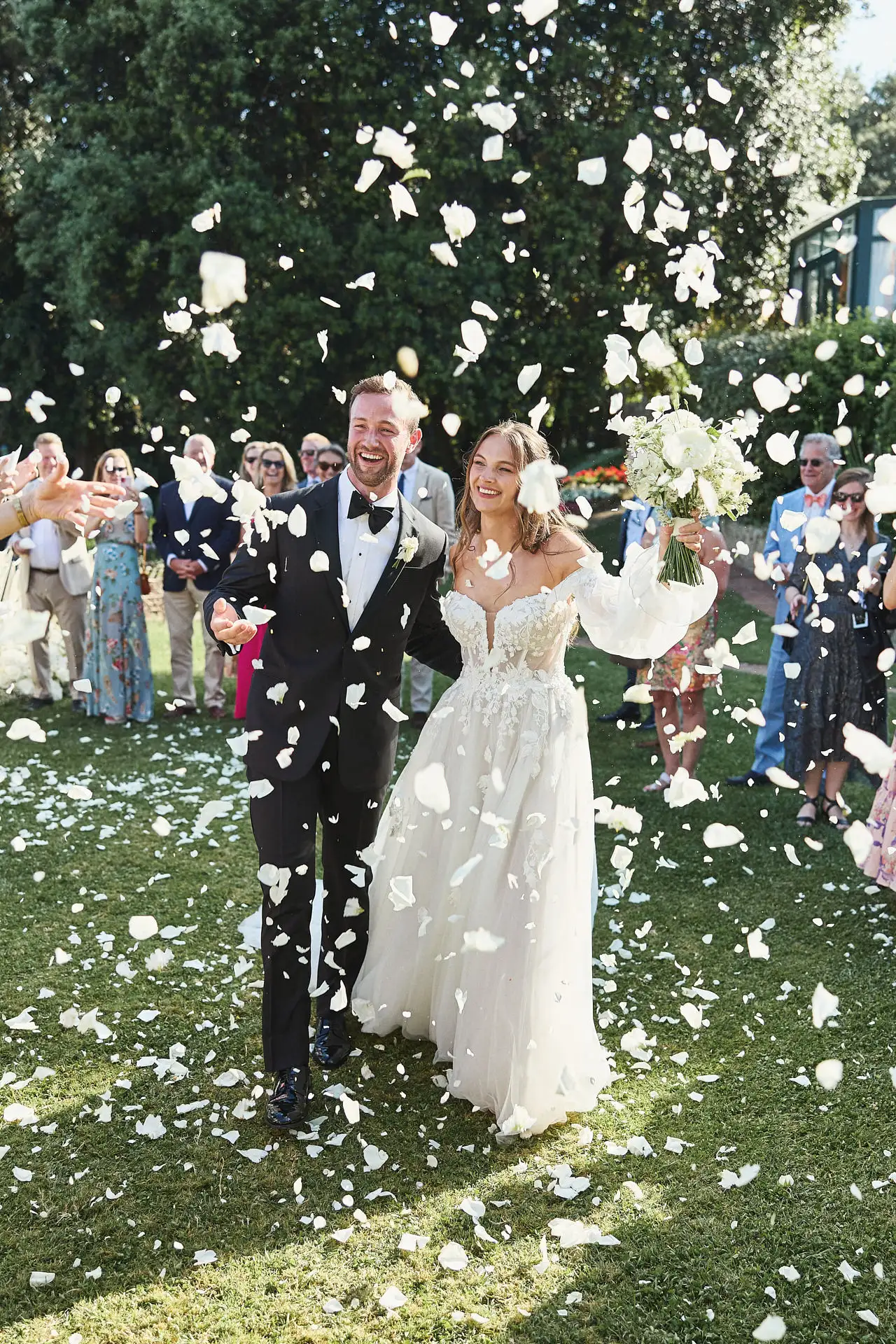 enchanting italian garden wedding