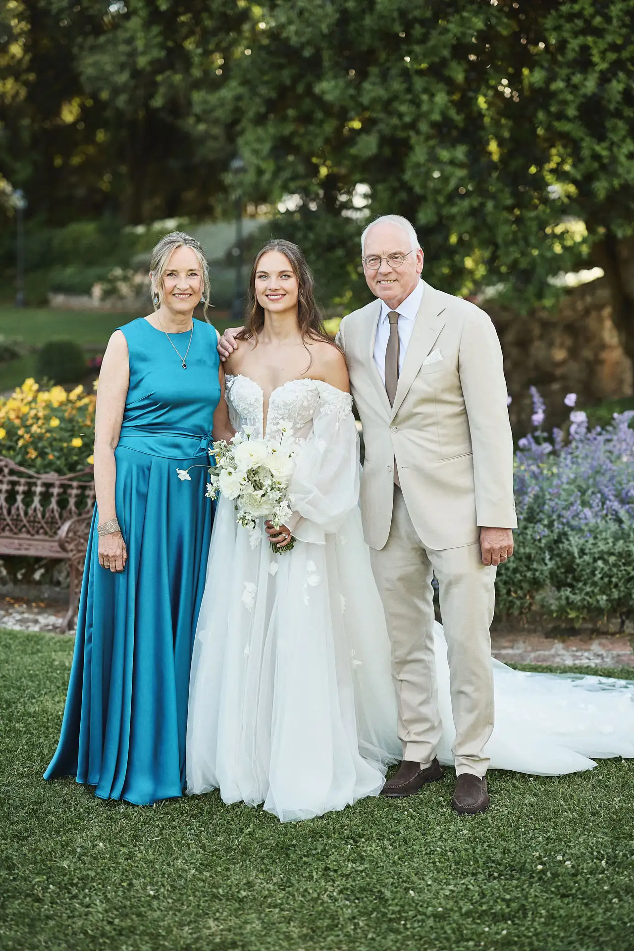 enchanting italian garden wedding