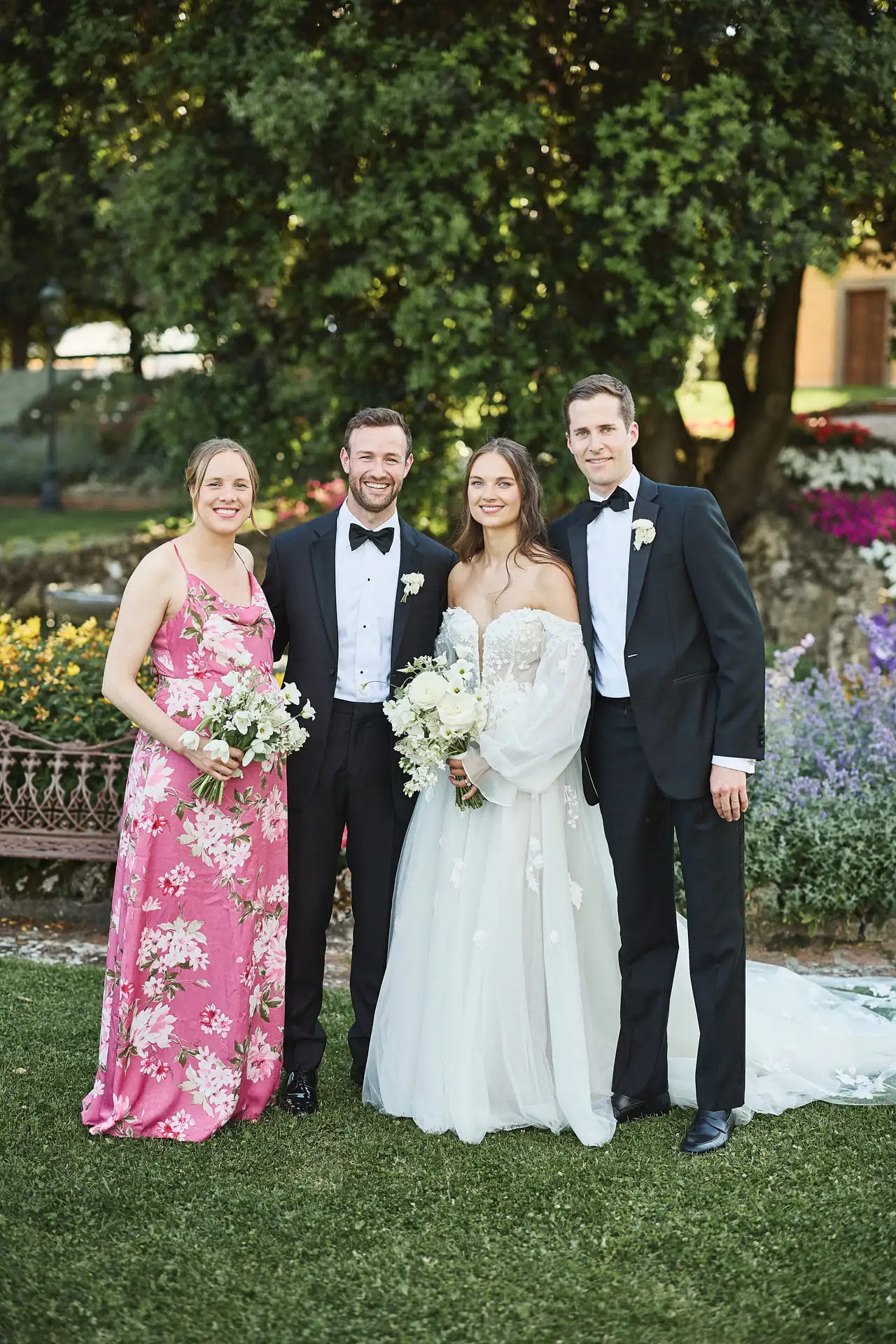 enchanting italian garden wedding