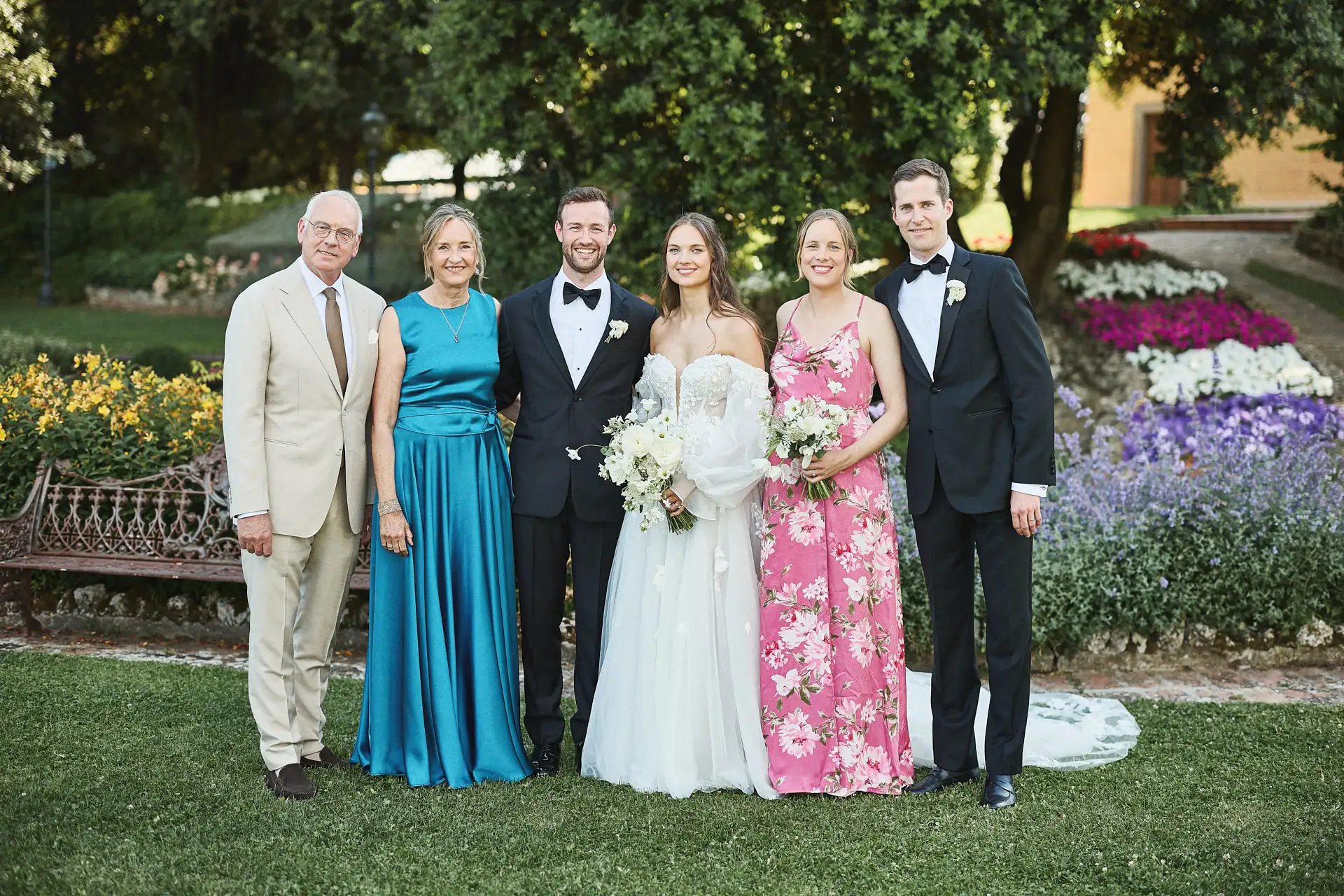 enchanting italian garden wedding
