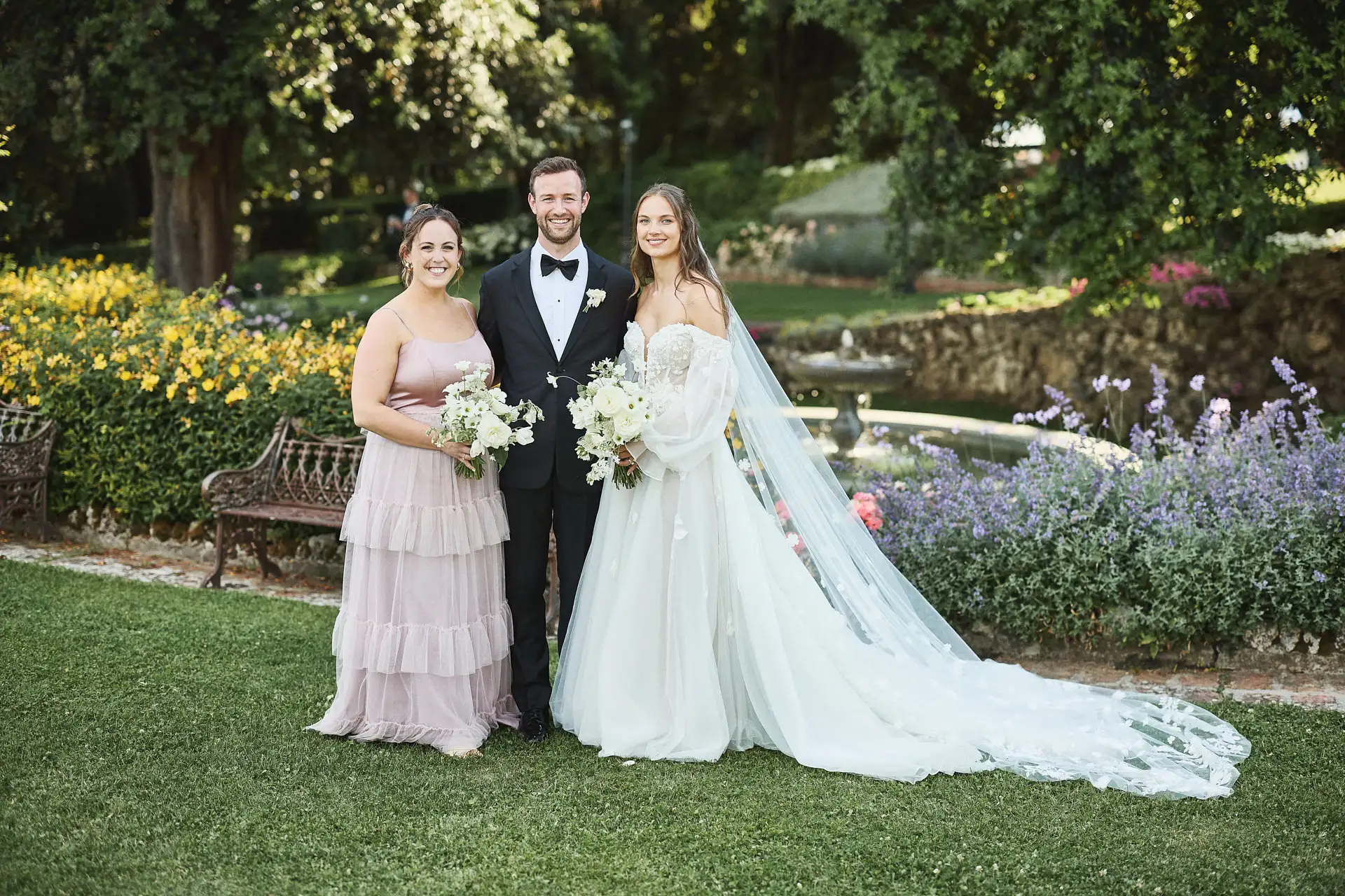 enchanting italian garden wedding