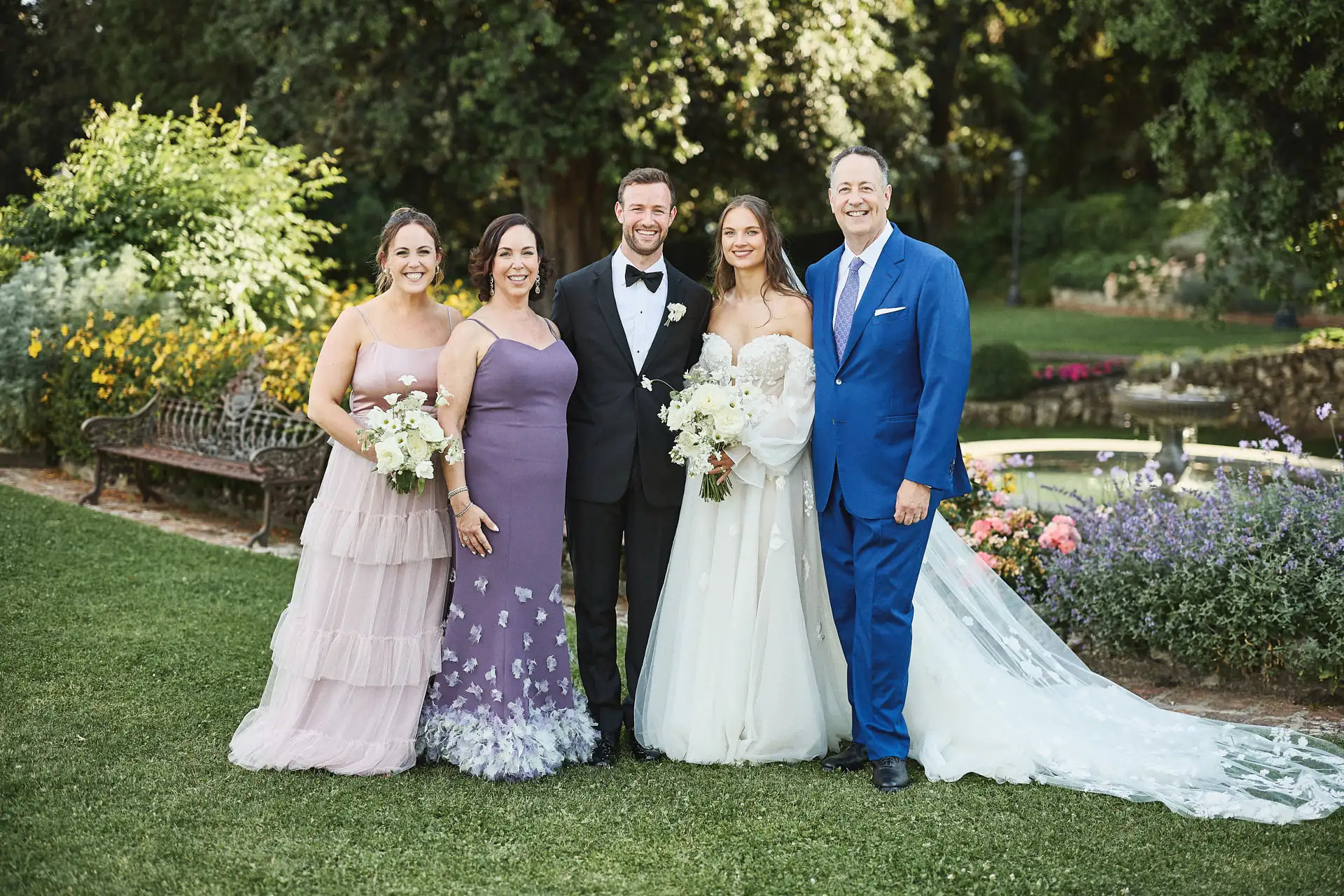 enchanting italian garden wedding