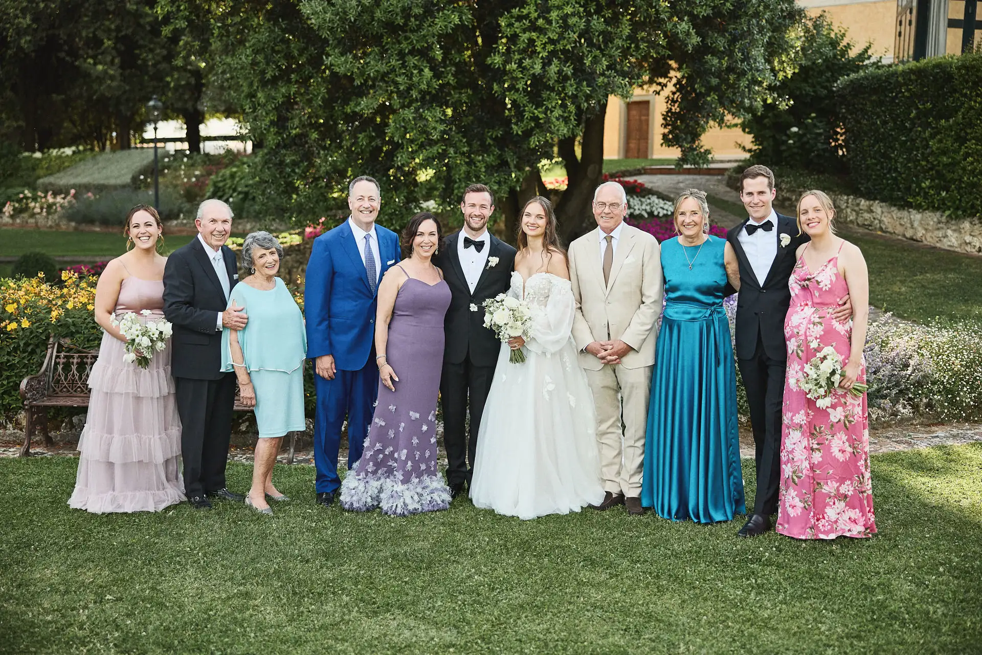 enchanting italian garden wedding