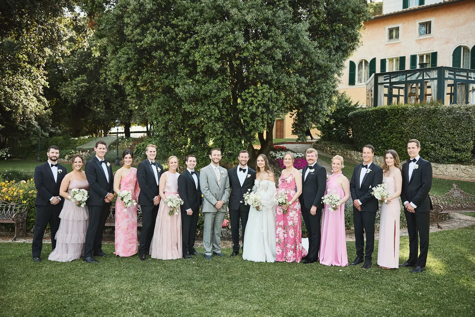 enchanting italian garden wedding