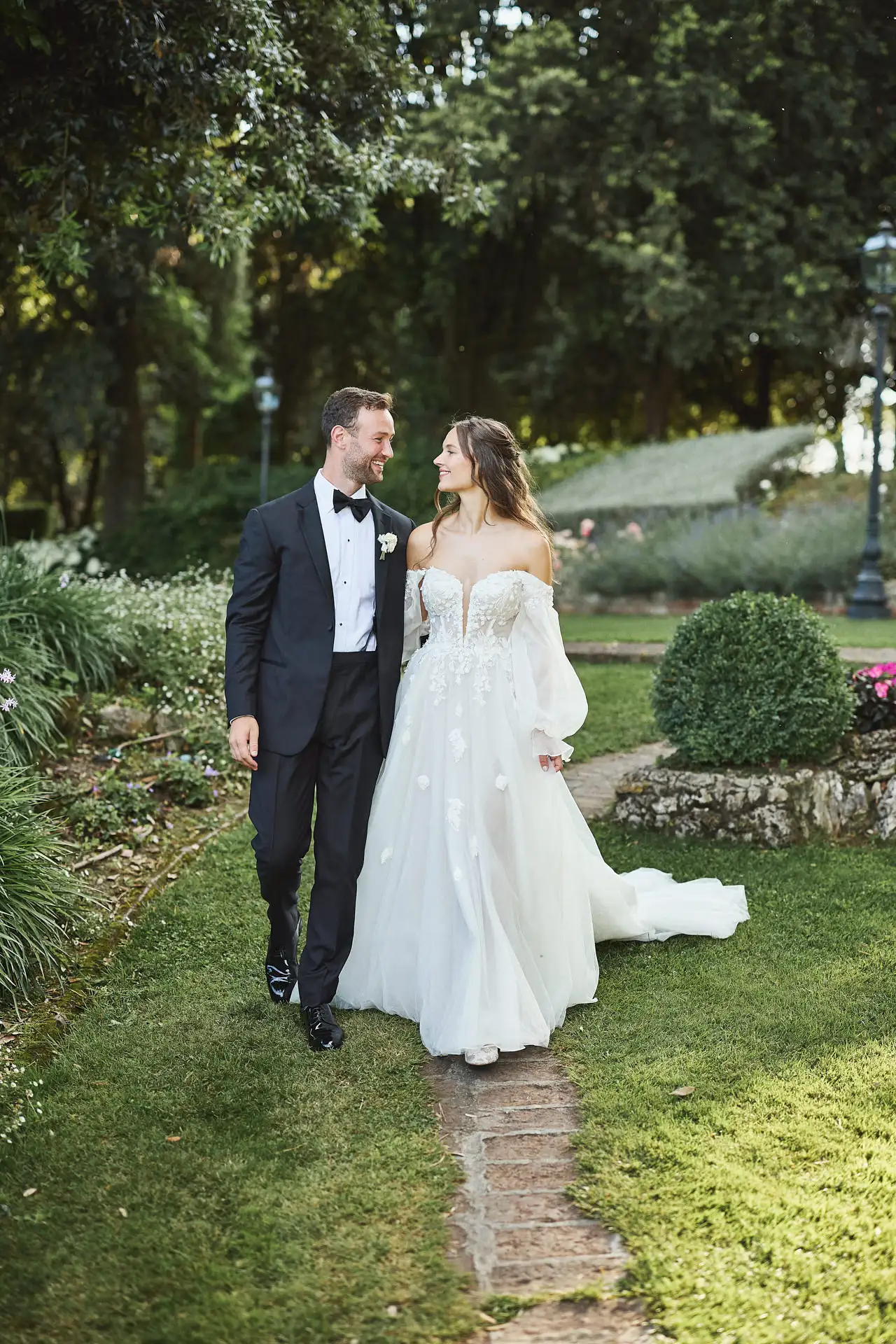 enchanting italian garden wedding