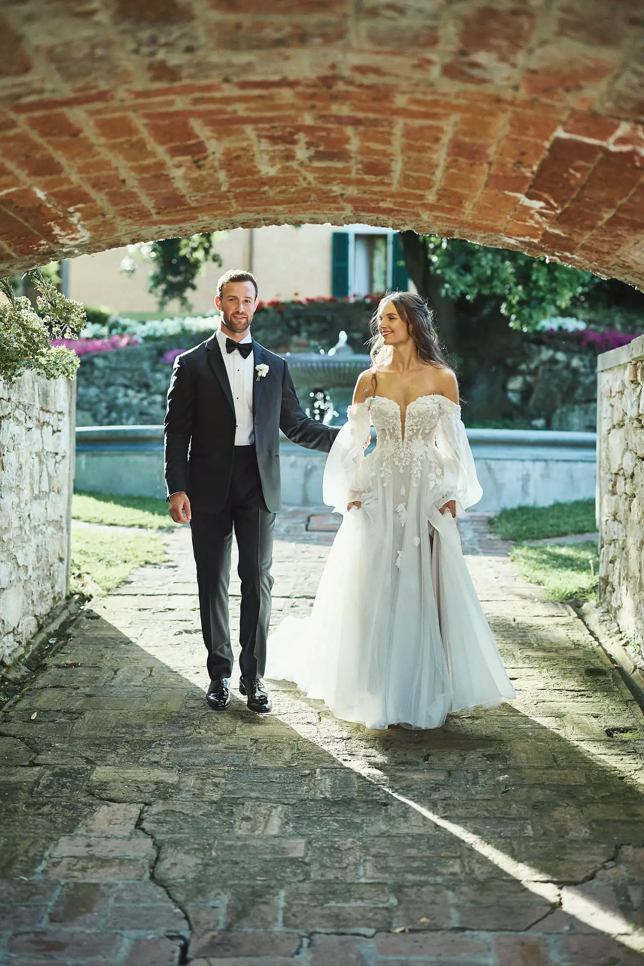 enchanting italian garden wedding