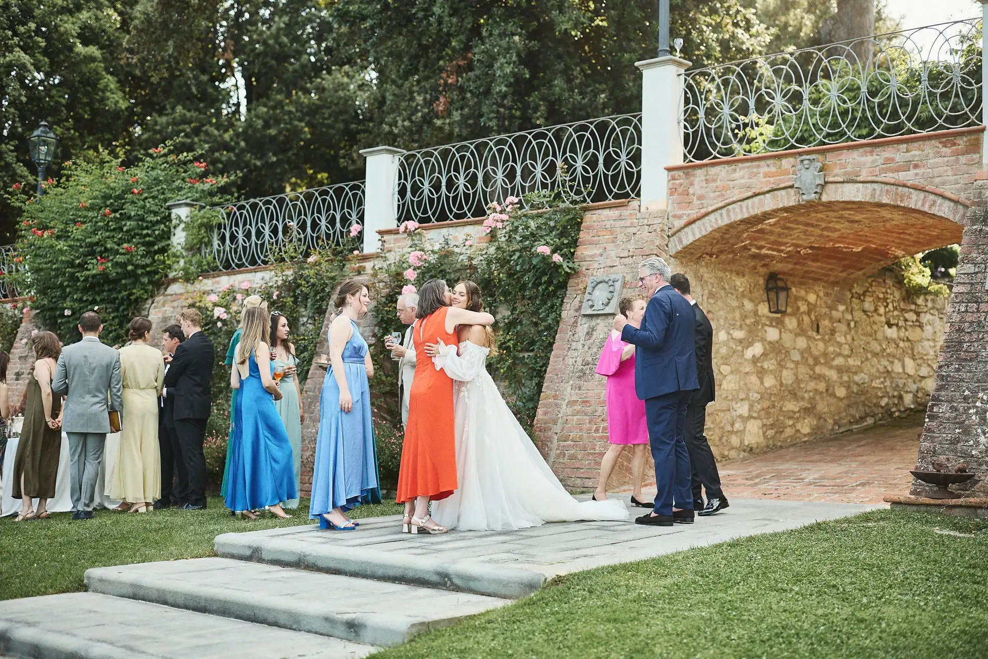 enchanting italian garden wedding