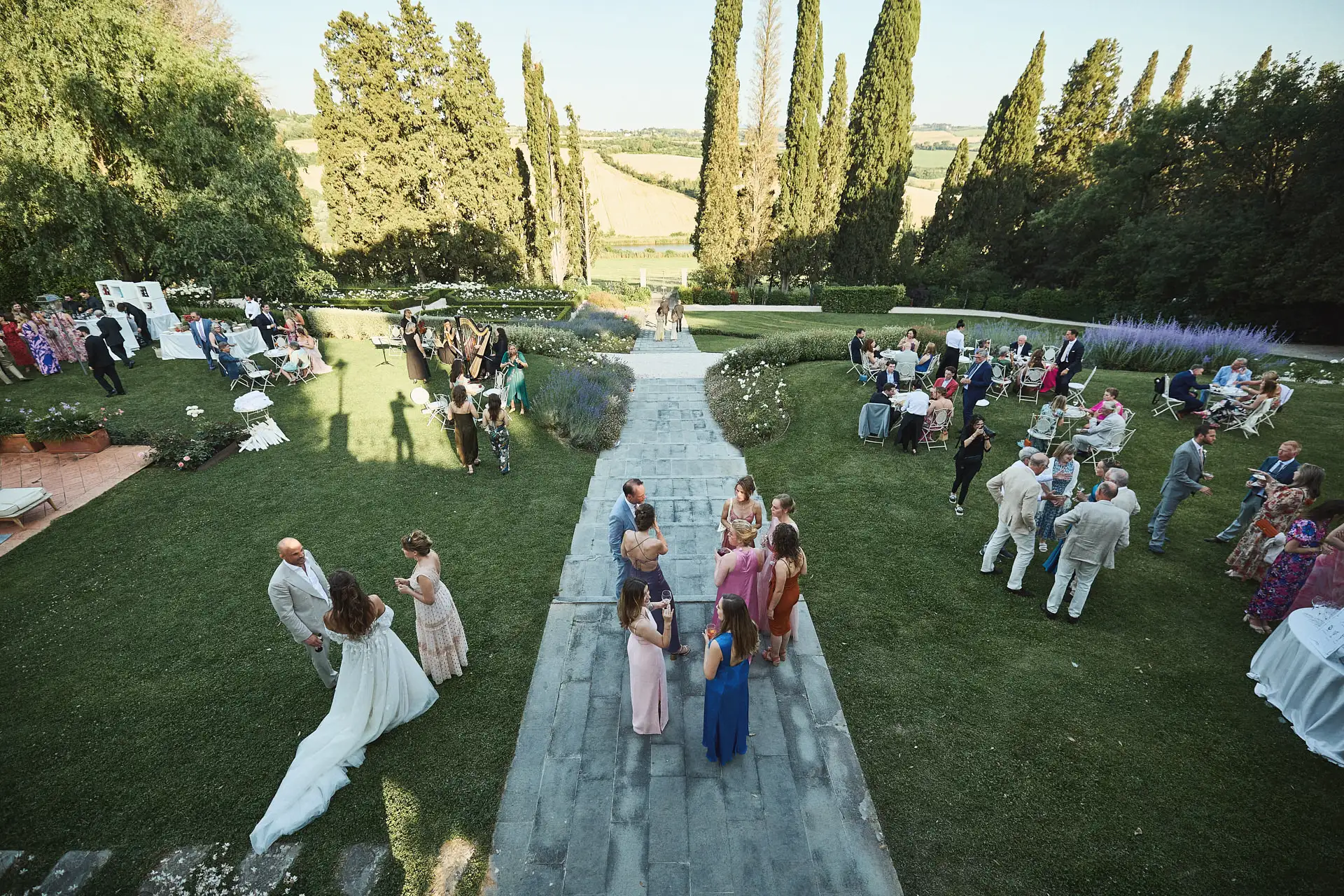 enchanting italian garden wedding