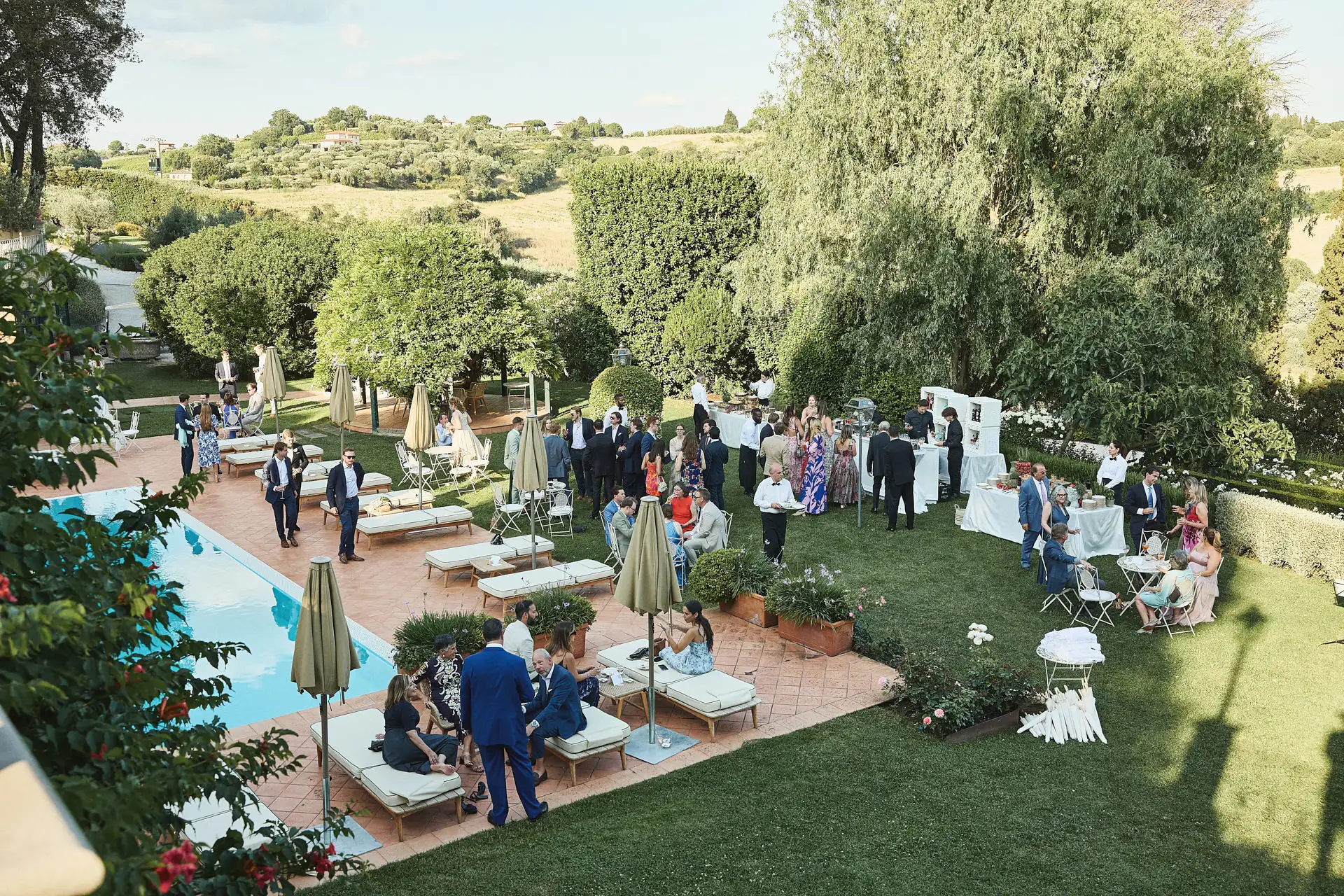 enchanting italian garden wedding