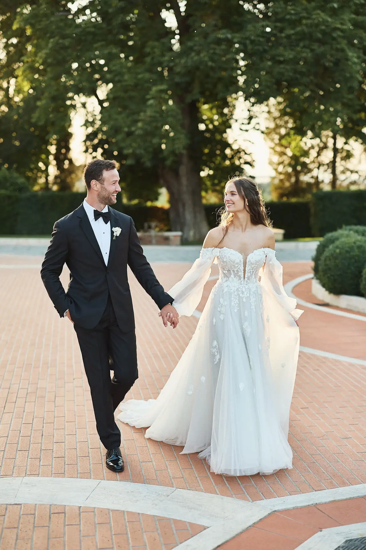 enchanting italian garden wedding