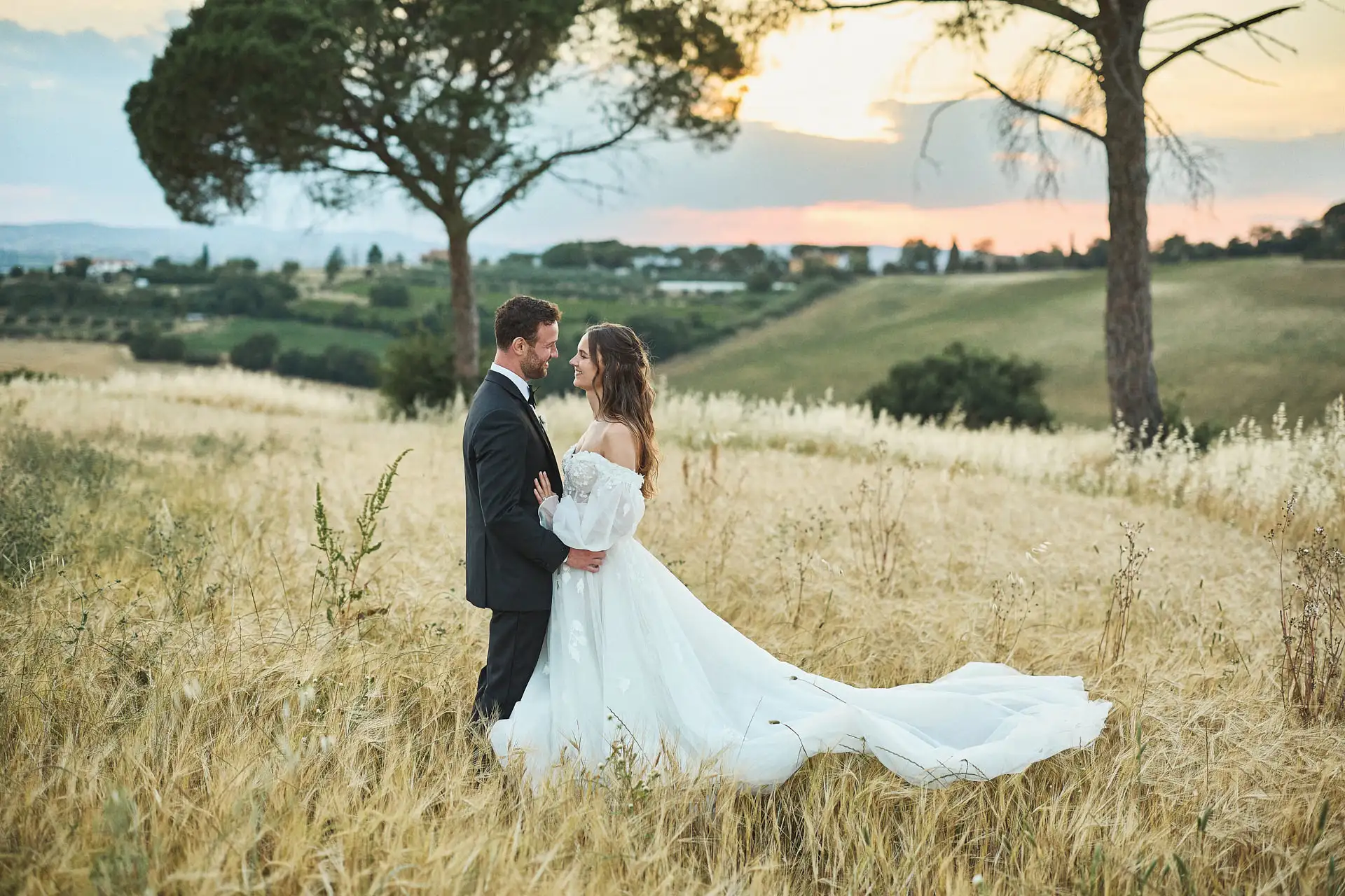enchanting italian garden wedding