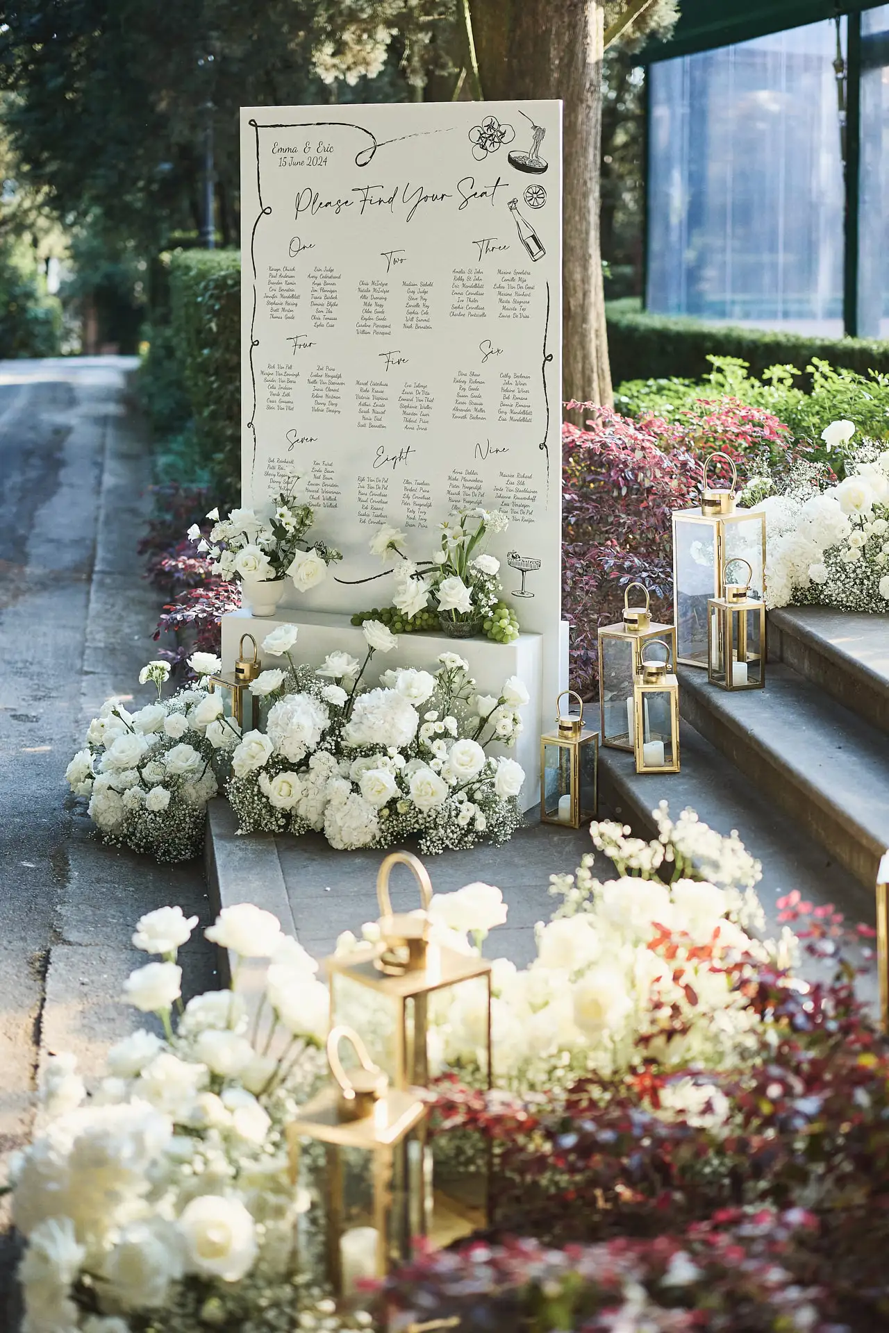 enchanting italian garden wedding