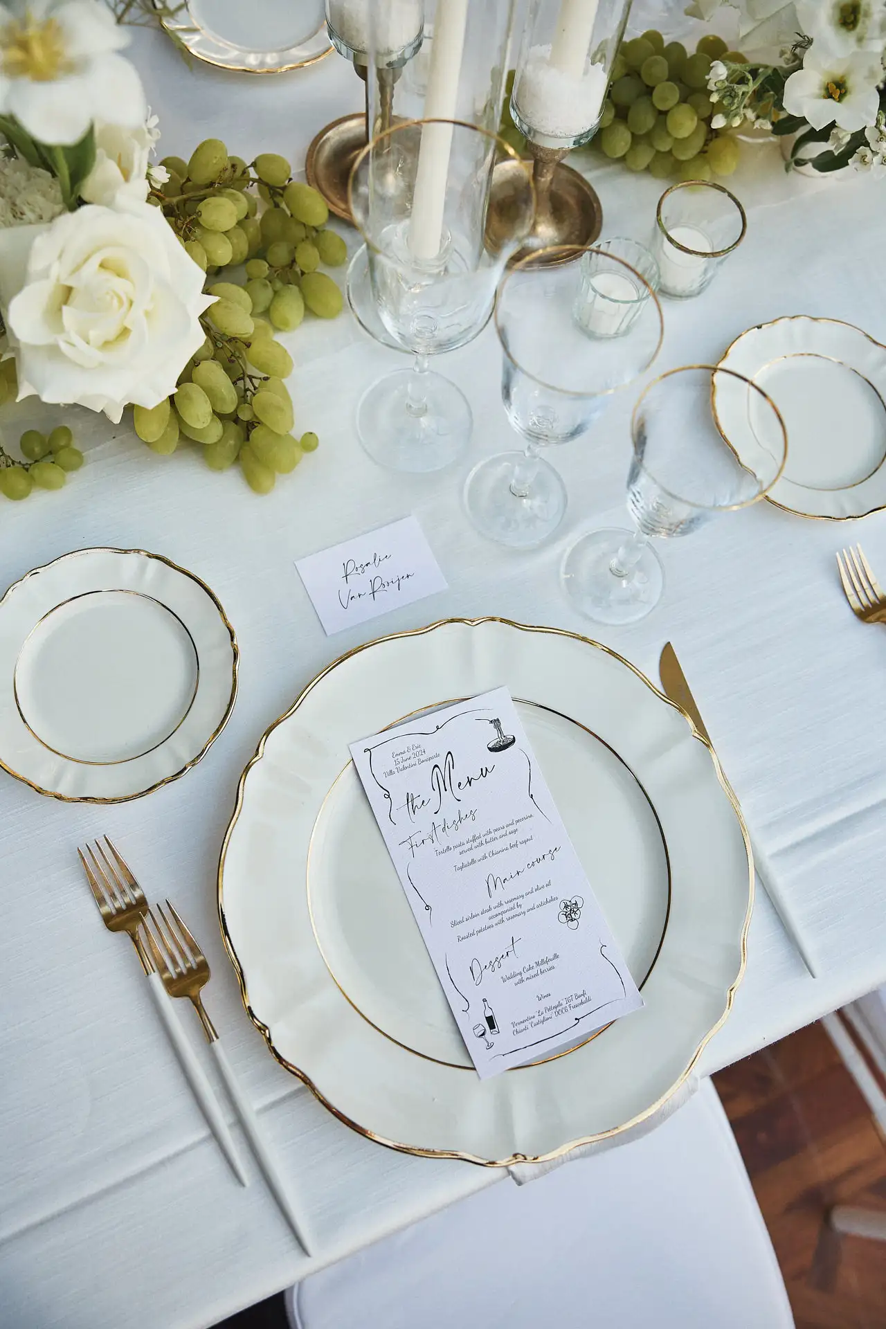 enchanting italian garden wedding