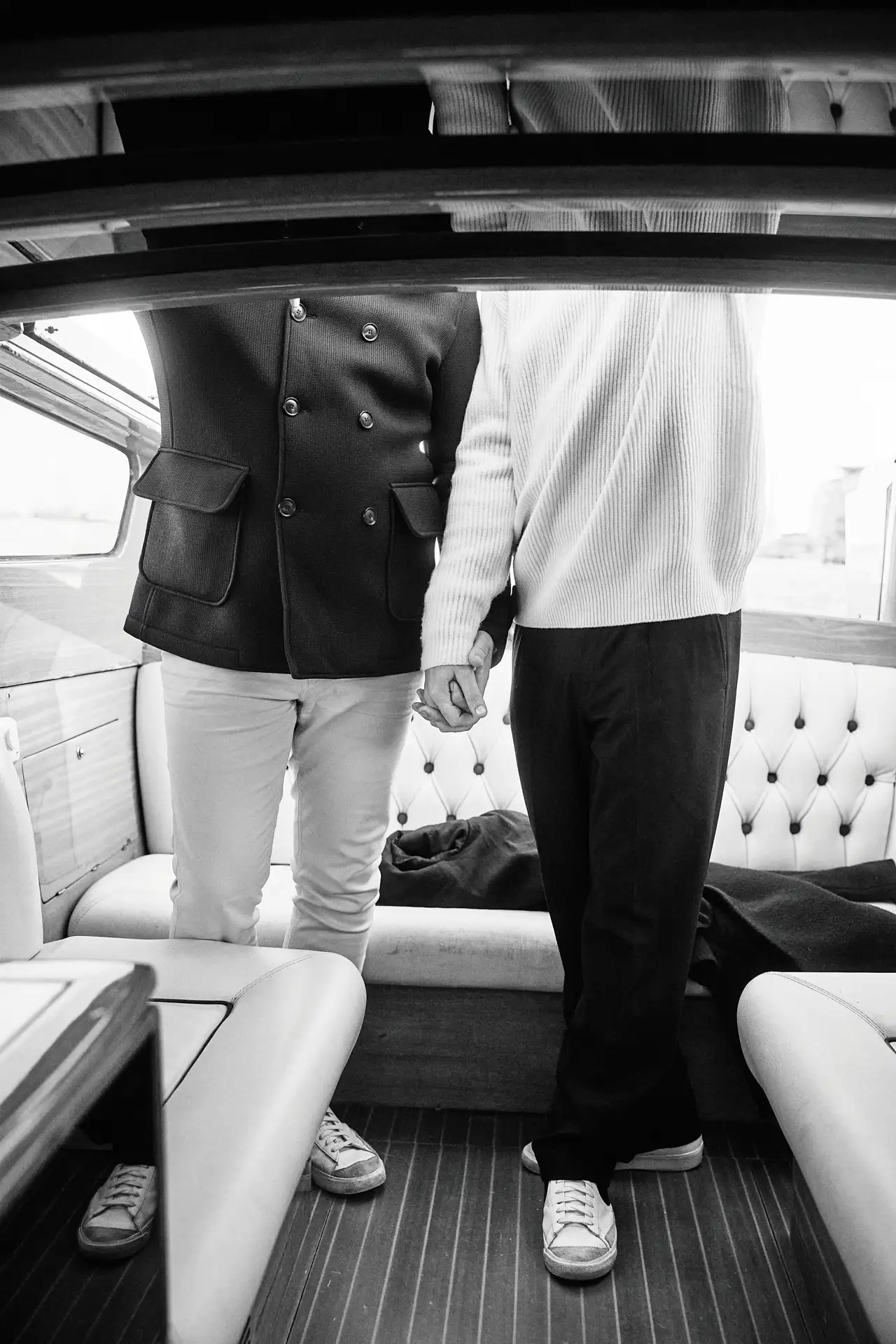 stylish venice engagement shoot