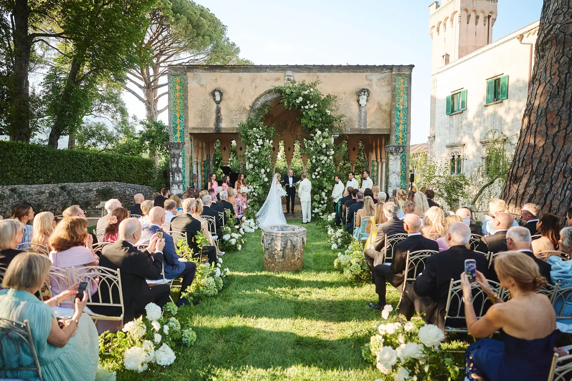 Julie & Marc wedding at Villa Cimbrone 3 julie marc villa cimbrone
