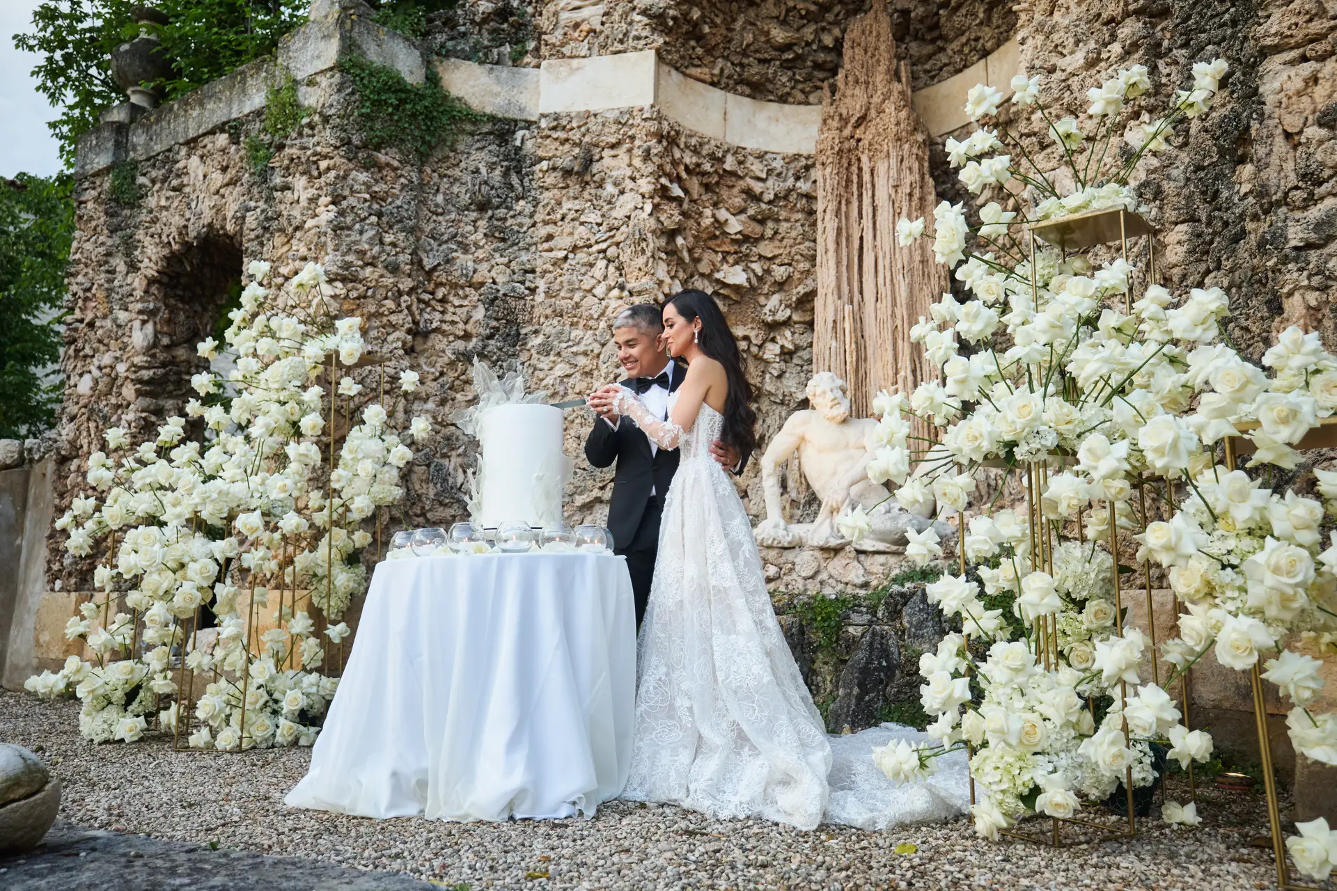 villa rizzardi cake cutting